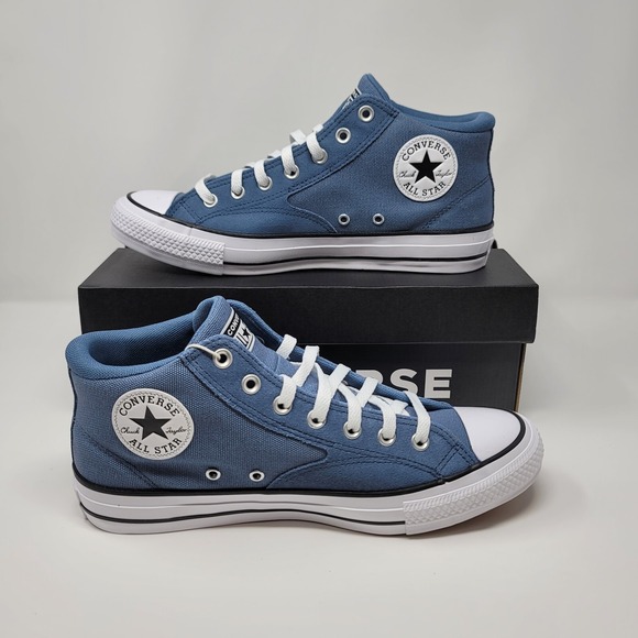 Chuck Taylor All Star Malden Street Canvas Suede Mid A11452C Men's 10 Blue White